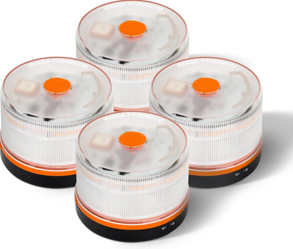 DarkFairy Luz de Emergencia V16 Aprobada por la DGT con Geolocalización 3.0 – Señalización de Ubicación para Automóviles, Plan de Datos Incluido – Base Magnética IP54 – Cumple con la Normativa 2026⏰