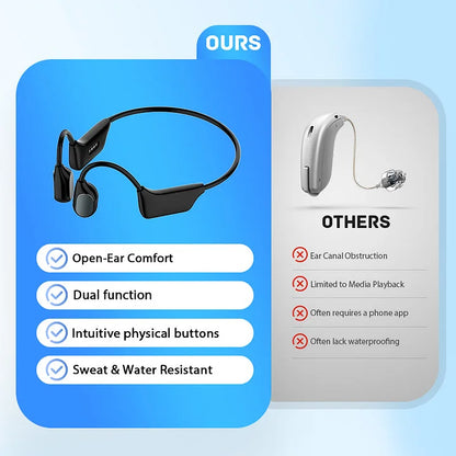 🎄Holiday Special 🎁 Rediscover Clear Sound with the X1 — Smart Open-Ear Bone Conduction Hearing Headset