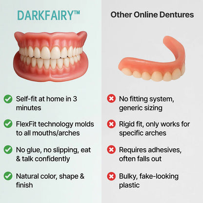 ✨ Ends Today: 70% OFF! DarkFairy™? Custom-Fit Full Functional DenturesMake you more confident